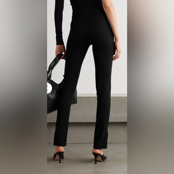 LESET Rio Stretch Ponte Slim Black Pants - Picture 4 of 6